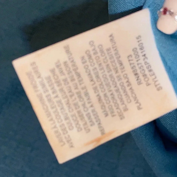 O’NEILL TEAGAN SMOCKED PUFF SLEEVE MINI DRESS ON/ OFF SHOULDER BLUE MEDIUM - Picture 10 of 15